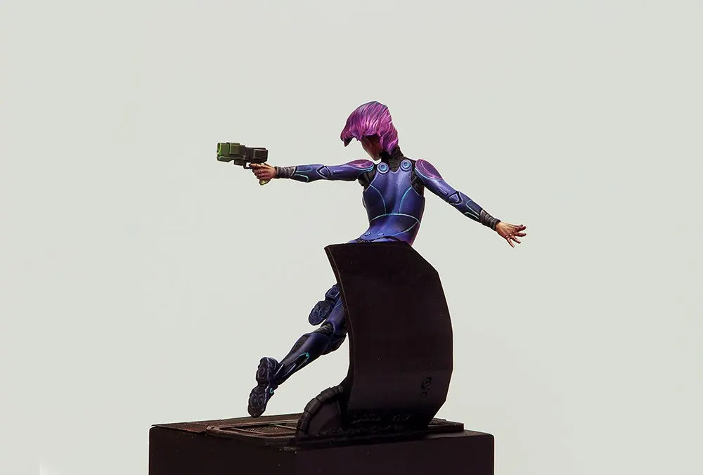 1/24 Tactical Operator, 2 Figures, Resin Model Figure Kit, Anime Theme, Unassembled and Unpainted