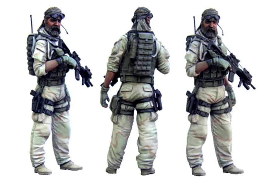 1/35 Modern Special Operations Soldier, Resin Model Figure Kit, Unassembled and Unpainted