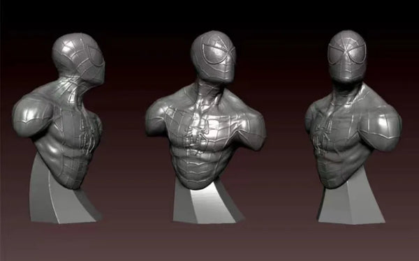 1/10 Male Anatomy, Resin Model Bust Kit, Unassembled and Unpainted