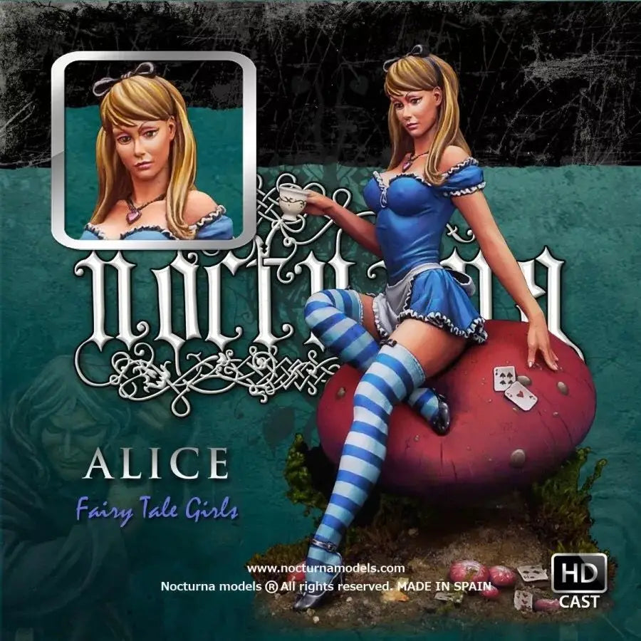 Alice Mushroom Terrace, Resin Model Terrain Kit, Fantasy Theme, Unpainted