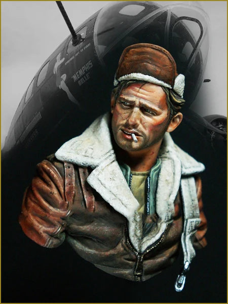1/10 Vietnam War 1st Cavalry Div Aircrew, Resin Model Bust Kit, Unassembled and Unpainted