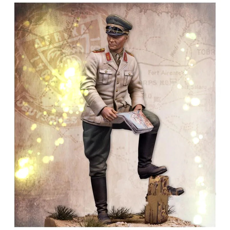1/24 WWI German Officer, Resin Model Figure Kit, Unassembled and Unpainted