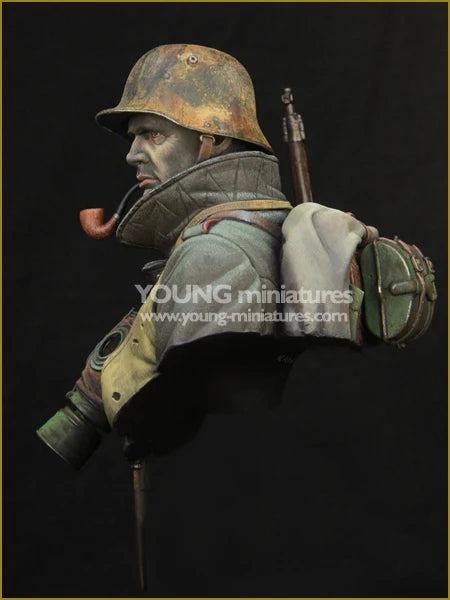 WWI German Stormtrooper — Resin Bust