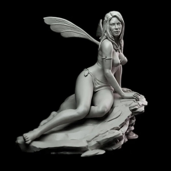 1/24 Female Fairy, Resin Model Figure Kit, Fantasy Theme, Unassembled and Unpainted
