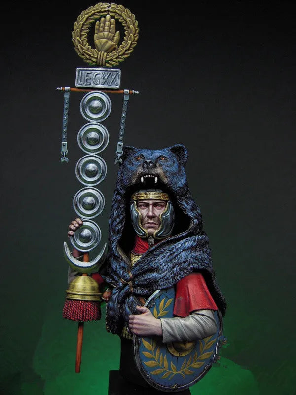 1/12 Medieval Nobleman, Resin Model Bust Kit, Unassembled and Unpainted