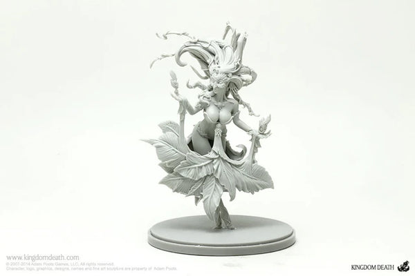 30mm Flower Witch, Resin Model Figure Kit, Fantasy Theme, Unassembled and Unpainted