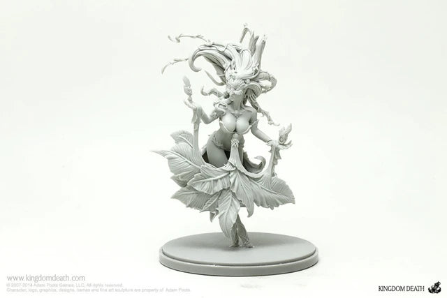 30mm Flower Witch, Resin Model Figure Kit, Fantasy Theme, Unassembled and Unpainted