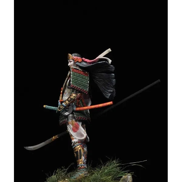 1/18 Medieval Japanese Samurai, Resin Model Figure Kit, Unassembled and Unpainted