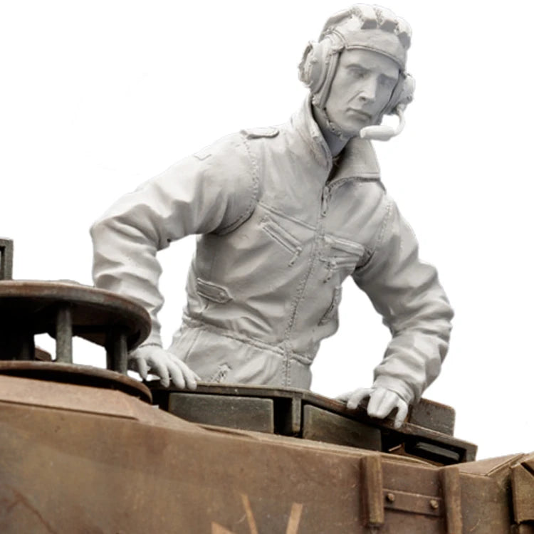 1/16 WWII Aviation Crew, 7 Figures, Resin Model Figure Kit, Unassembled and Unpainted