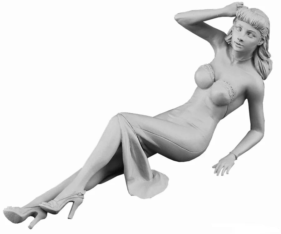 1/20 Pin-up Dancer, Resin Model Figure Kit, Unassembled and Unpainted