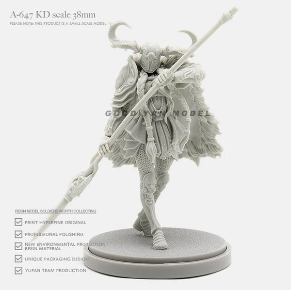 38mm Sorceress, Resin Model Figure Kit, Fantasy Theme, Unassembled and Unpainted