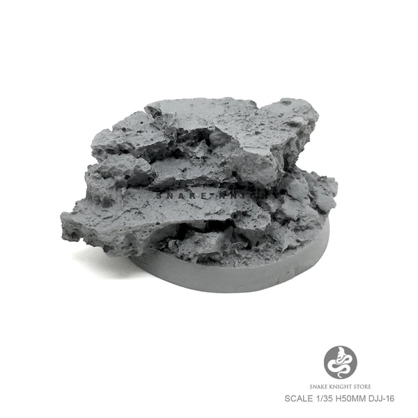 1/35 Military Platform, Resin Model Terrain Kit, Military Theme, Unpainted