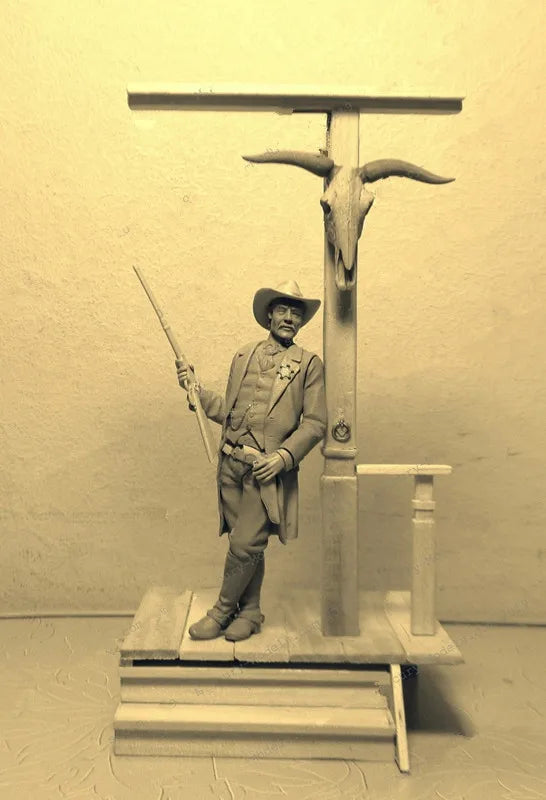 1/24 WWI British Signaler at Observation Post, Resin Model Figure Kit, Unassembled and Unpainted