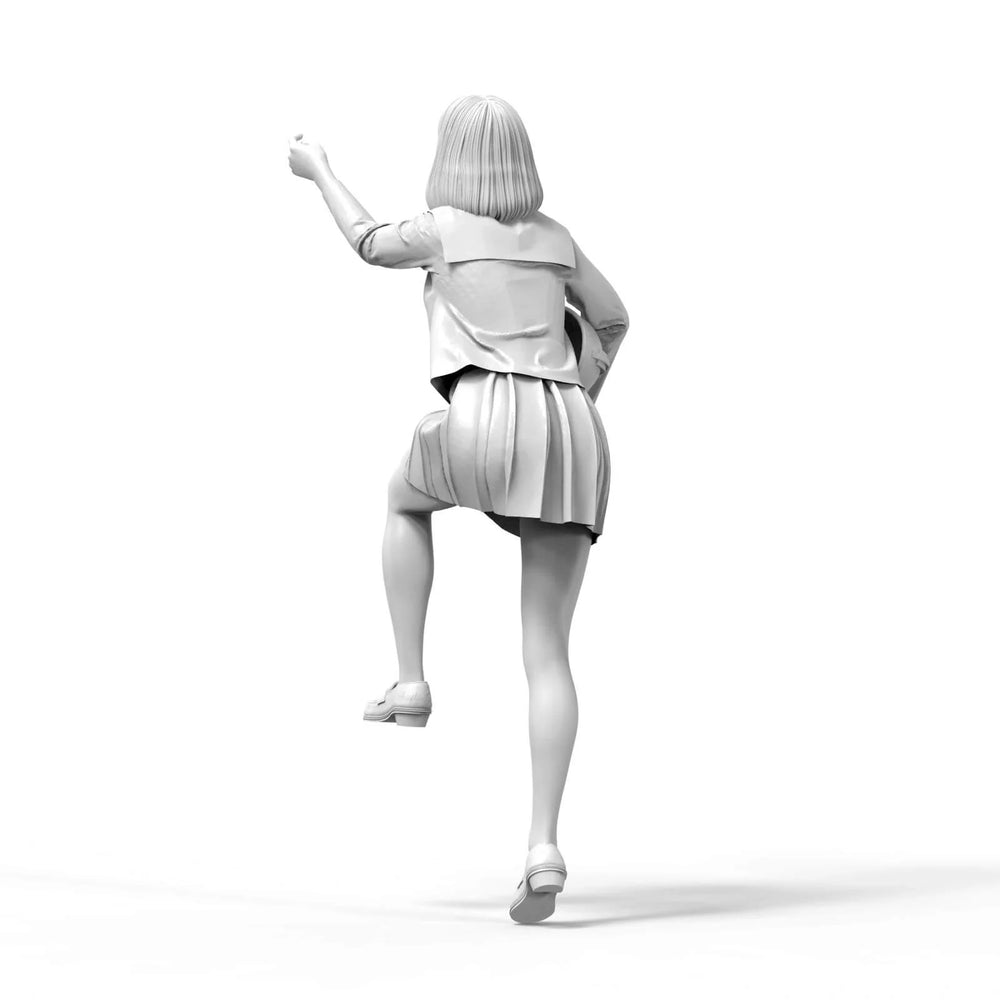 1/35 Female Industrial Worker, Resin Model Figure Kit, Anime Theme, Unassembled and Unpainted