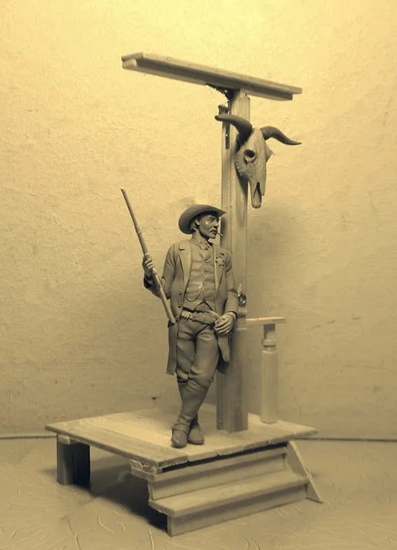 1/24 WWI British Signaler at Observation Post, Resin Model Figure Kit, Unassembled and Unpainted