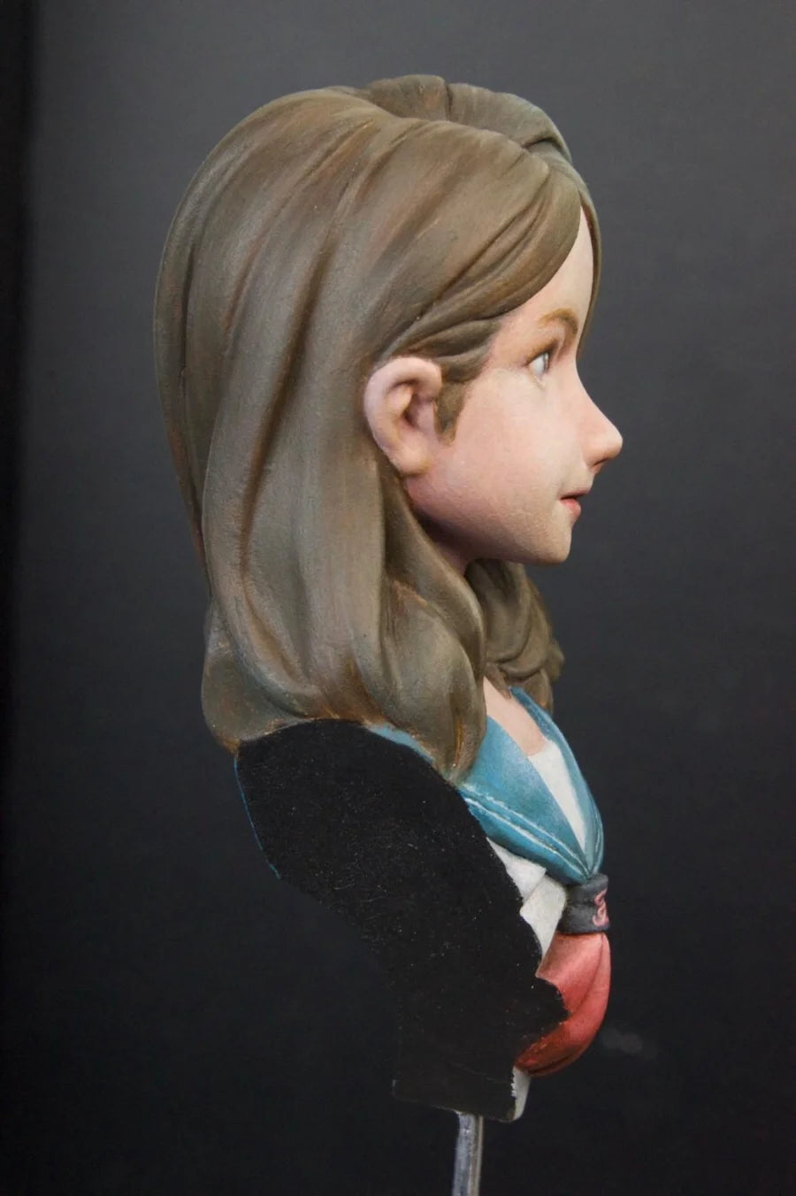 65mm Anime-Style Female, Resin Model Bust Kit, Anime Theme, Unassembled and Unpainted