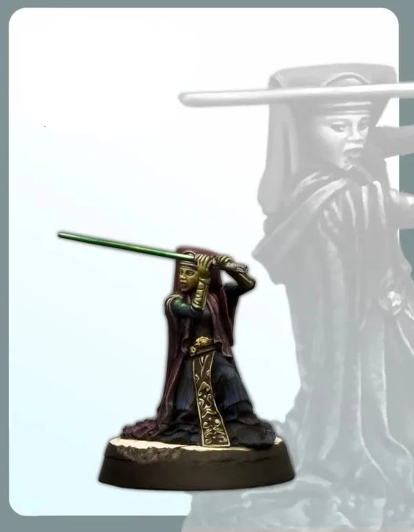 35mm LUMINARA Sorcerer, Resin Model Figure Kit, Fantasy Theme, Unassembled and Unpainted