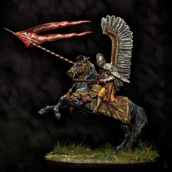 1/24 Medieval Mounted Cavalry Warrior, Resin Model Figure Kit, Unassembled and Unpainted