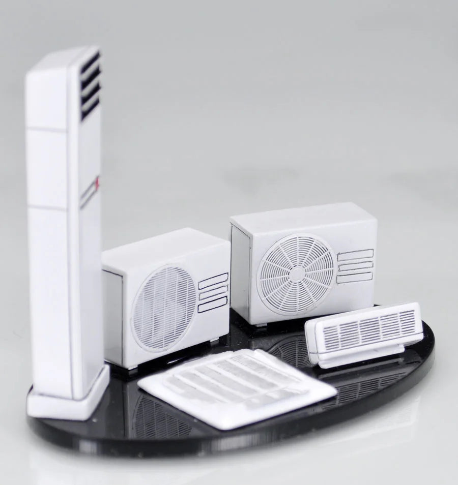 1/35 Modern HVAC Unit Set, Resin Model Accessory Kit, Unpainted