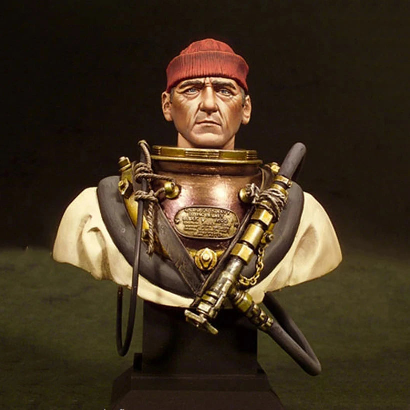 1/10 Gentleman, Resin Model Bust Kit, Sci-Fi Theme, Unassembled and Unpainted