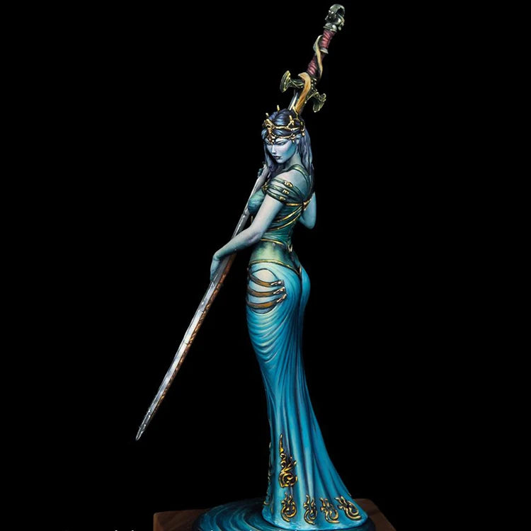 75mm Vampire Warrior, Resin Model Figure Kit, Fantasy Theme, Unassembled and Unpainted