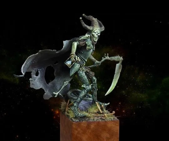 1/24 Demon Fantasy Warrior, Resin Model Figure Kit, Fantasy Theme, Unassembled and Unpainted