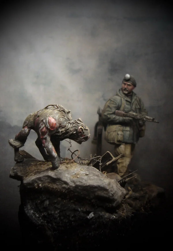 35mm WWI Casualties, 6 Figures, Resin Model Diorama Kit, Unassembled and Unpainted