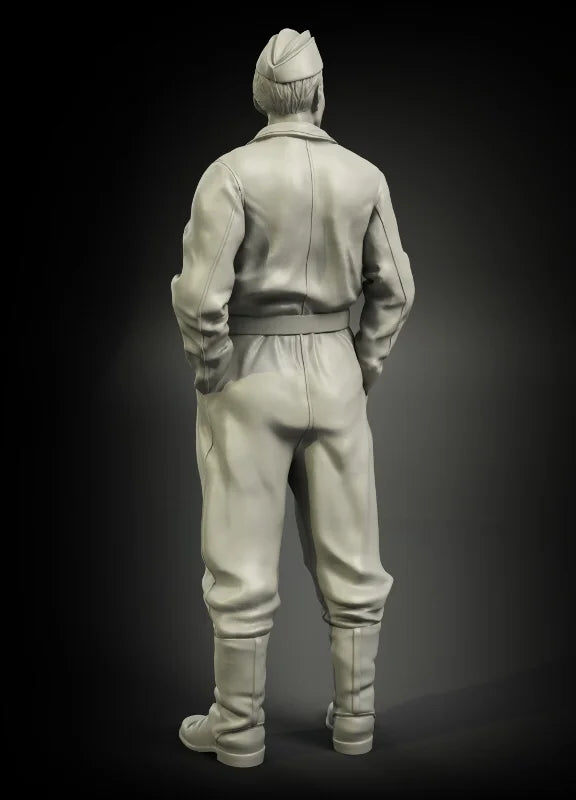 1/35 WWI British Officer in Campaign Tunic, Resin Model Figure Kit, Unassembled and Unpainted