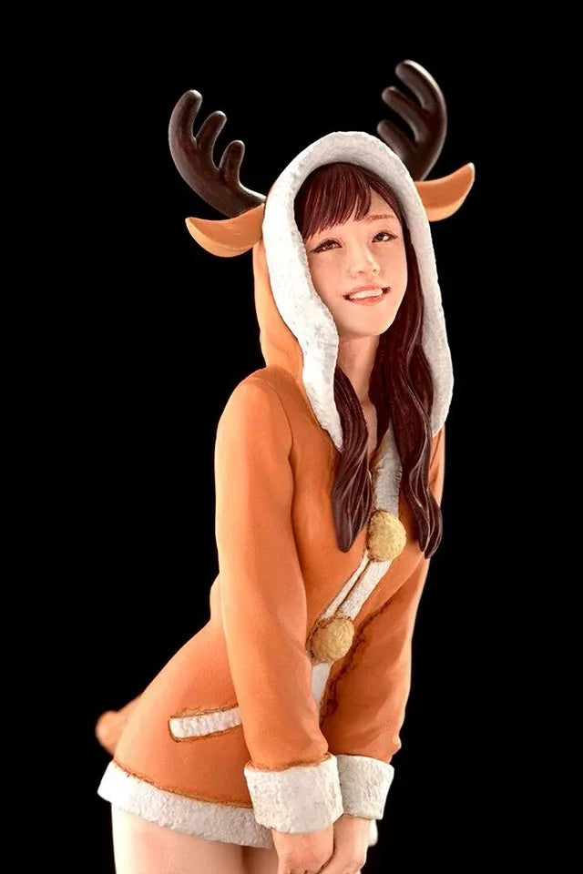 1/20 Female Reindeer Girl, Resin Model Figure Kit, Anime Theme, Unassembled and Unpainted