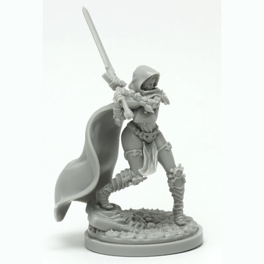 30Mm Resin Model Figure Gk，Female Role， Unassembled and Unpainted Kit