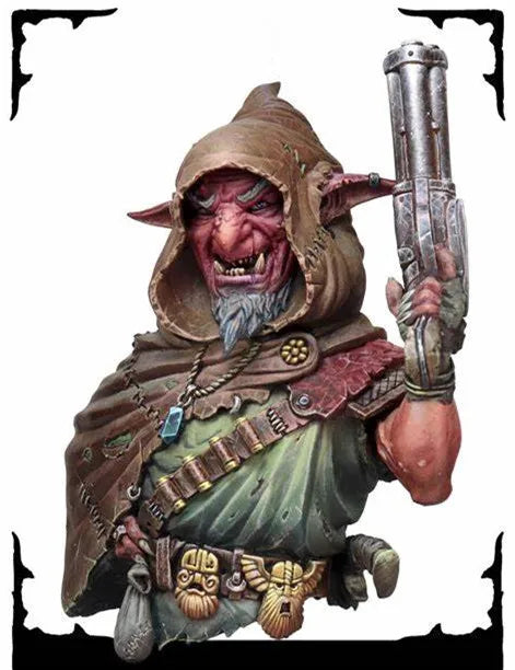 90mm Orc Warrior, Resin Model Bust Kit, Fantasy Theme, Unassembled and Unpainted