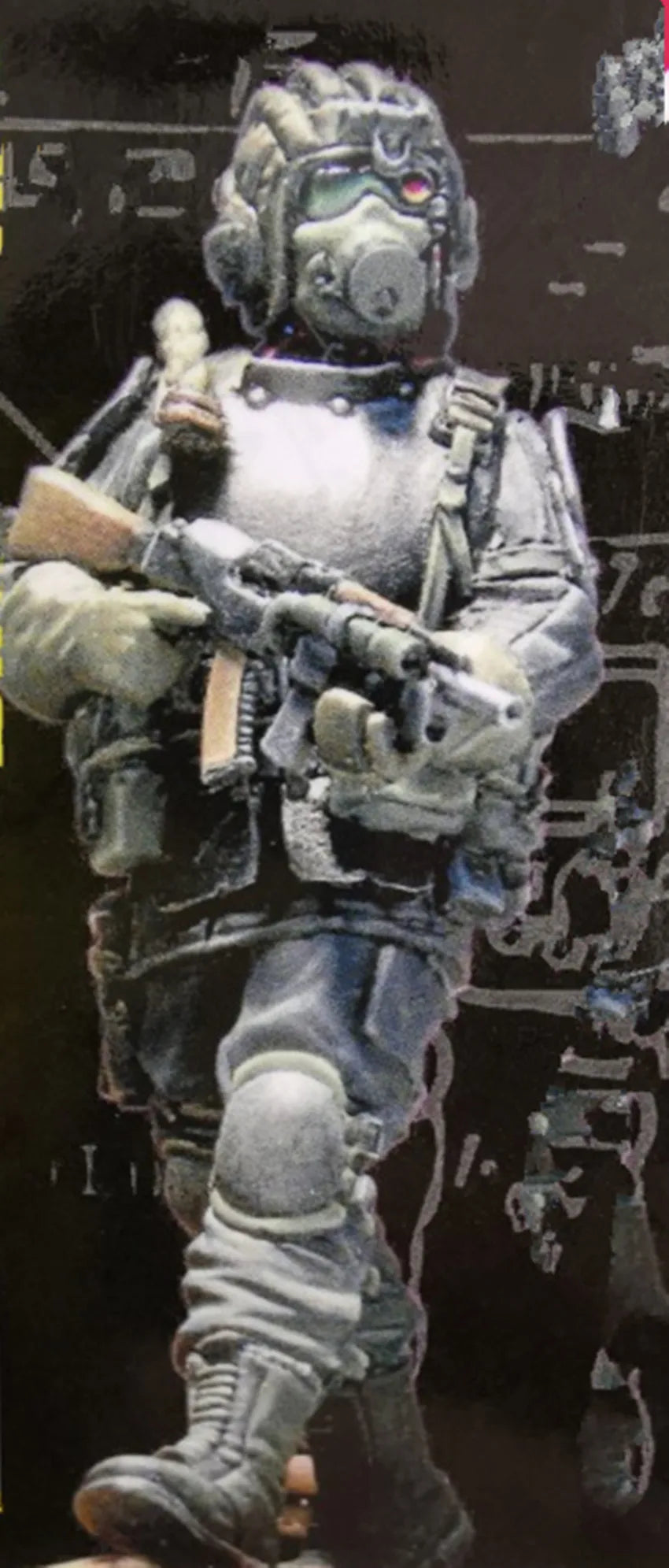 1/35 Modern Tactical Operator in Powered Armor, Resin Model Figure Kit, Unassembled and Unpainted