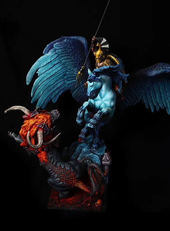 1/24 Winged Dragon Demon, Resin Model Figure Kit, Fantasy Theme, Unassembled and Unpainted