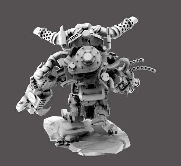 75mm Demonic Skeleton Warrior, Resin Model Figure Kit, Fantasy Theme, Unassembled and Unpainted