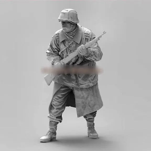 1/35 Modern Infantryman in Tactical Body Armor, Resin Model Figure Kit, Unassembled and Unpainted