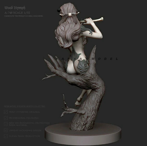 1/32 Mermaids & Nymphs, 5 Figures, Resin Model Figure Kit, Fantasy Theme, Unassembled and Unpainted