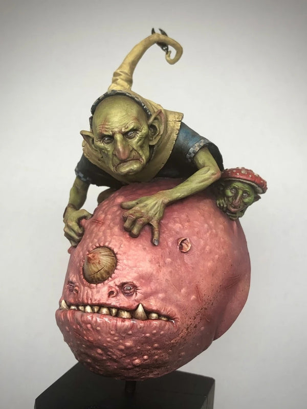 80mm Demon Goblin, Resin Model Bust Kit, Fantasy Theme, Unassembled and Unpainted