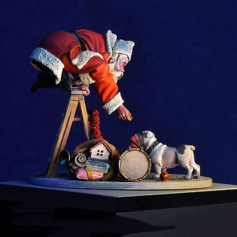 1/32 Colonial Surveyor, 2 Figures, Resin Model Terrain Kit, Historical Theme, Unassembled and Unpainted