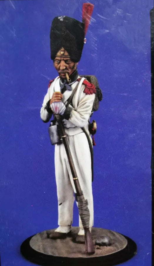 1/16 Napoleonic French Imperial Guard Officer in Parade Dress, Resin Model Figure Kit, Unassembled and Unpainted