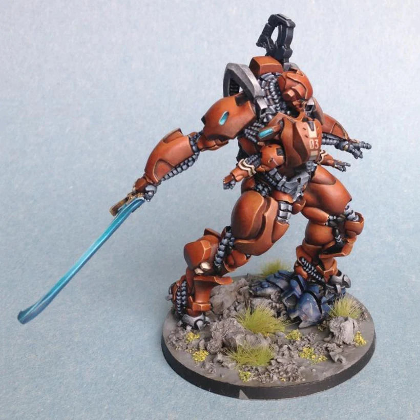 1/32 Mecha Warriors, 5 Figures, Resin Model Figure Kit, Sci-Fi Theme, Unassembled and Unpainted