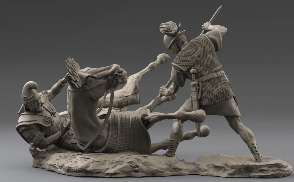 1/24 Modern Combat Soldiers, 4 Figures, Resin Model Diorama Kit, Unassembled and Unpainted