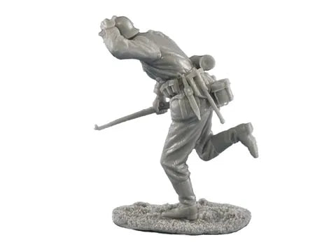 1/35 Modern Tactical Soldier Sitting with Rifle, Resin Model Figure Kit, Unassembled and Unpainted
