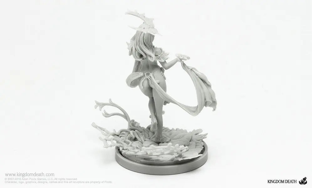 30mm Female Warrior Pinup, Resin Model Figure Kit, Unassembled and Unpainted