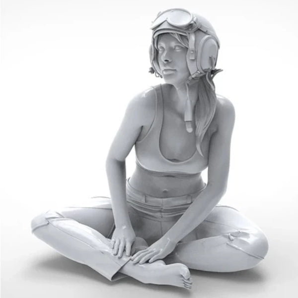 1/35 Female Jade, Resin Model Figure Kit, Unassembled and Unpainted