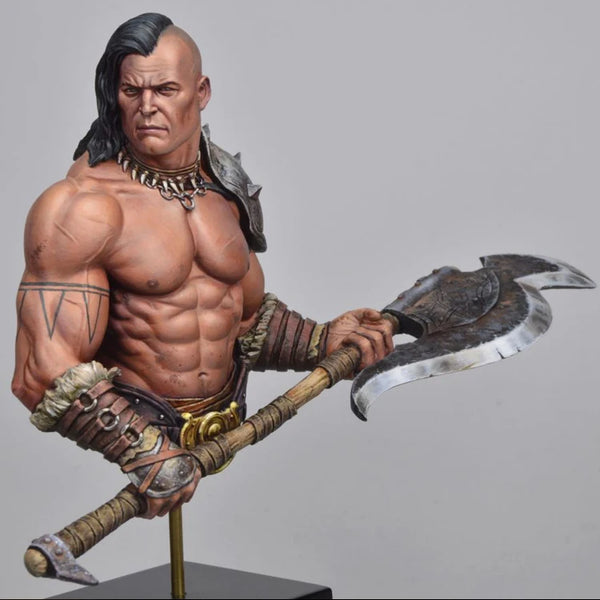 1/12 Solrak the Savage, Resin Model Bust Kit, Fantasy Theme, Unassembled and Unpainted