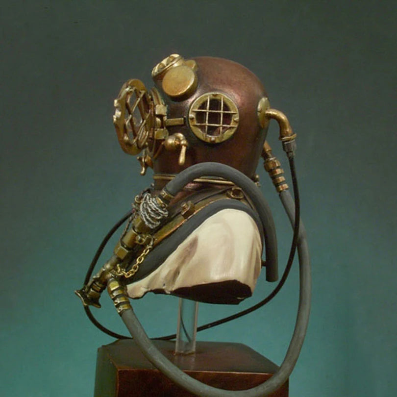 1/10 Gentleman, Resin Model Bust Kit, Sci-Fi Theme, Unassembled and Unpainted