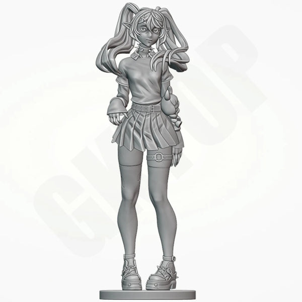 1/24 Goth Frieren, Resin Model Figure Kit, Anime Theme, Unassembled and Unpainted