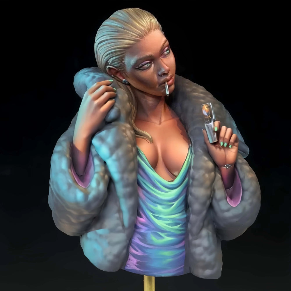 Cyberpunk Female Character — 1/10 Resin Bust