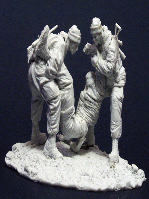 1/24 WWI Russian Soldiers, 2 Figures, Resin Model Figure Kit, Unassembled and Unpainted