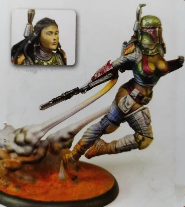 35mm Orc Warrior Leaping with Sword, Resin Model Figure Kit, Fantasy Theme, Unassembled and Unpainted